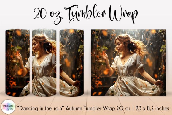 Autumn Romance Tumbler Sublimation