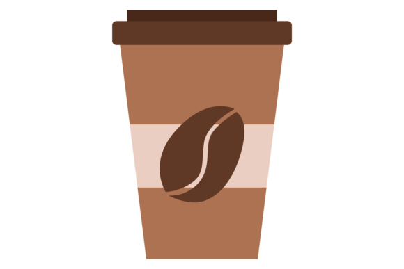 Coffee Cup Color Icon. Takeaway Drink Sy