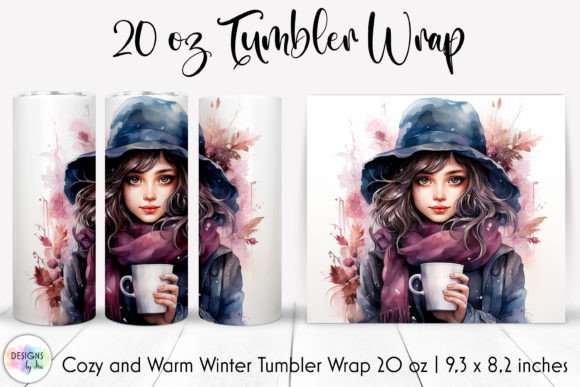 Cosy and Warm Winter Tumbler Design