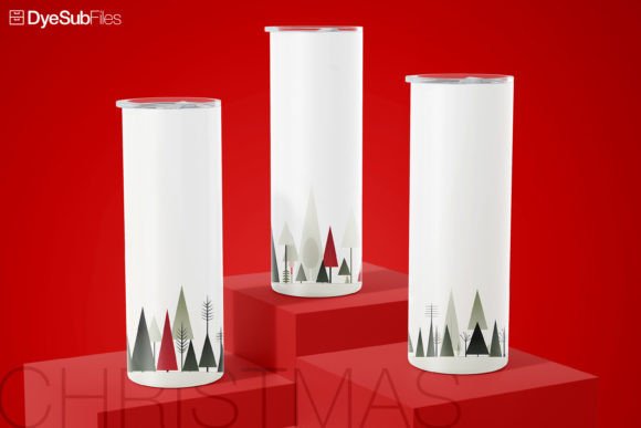 MidModern Christmas Tree Tumbler Wrap