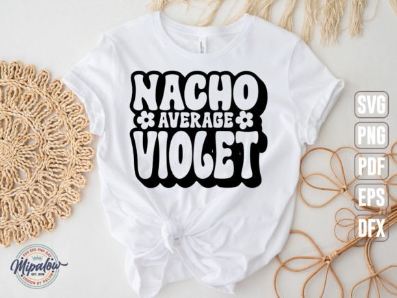 Nacho Average Violet SVG