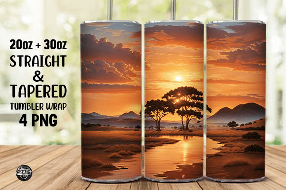 Sunsets, Sunrises Landscape Tumbler Wrap