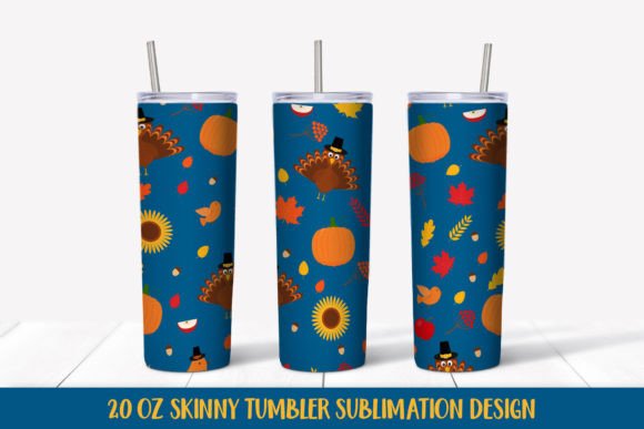 Thanksgiving Tumbler Sublimation Wrap