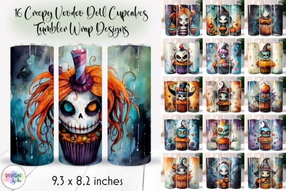 Voodoo Creepy Cupcakes Tumbler Bundle